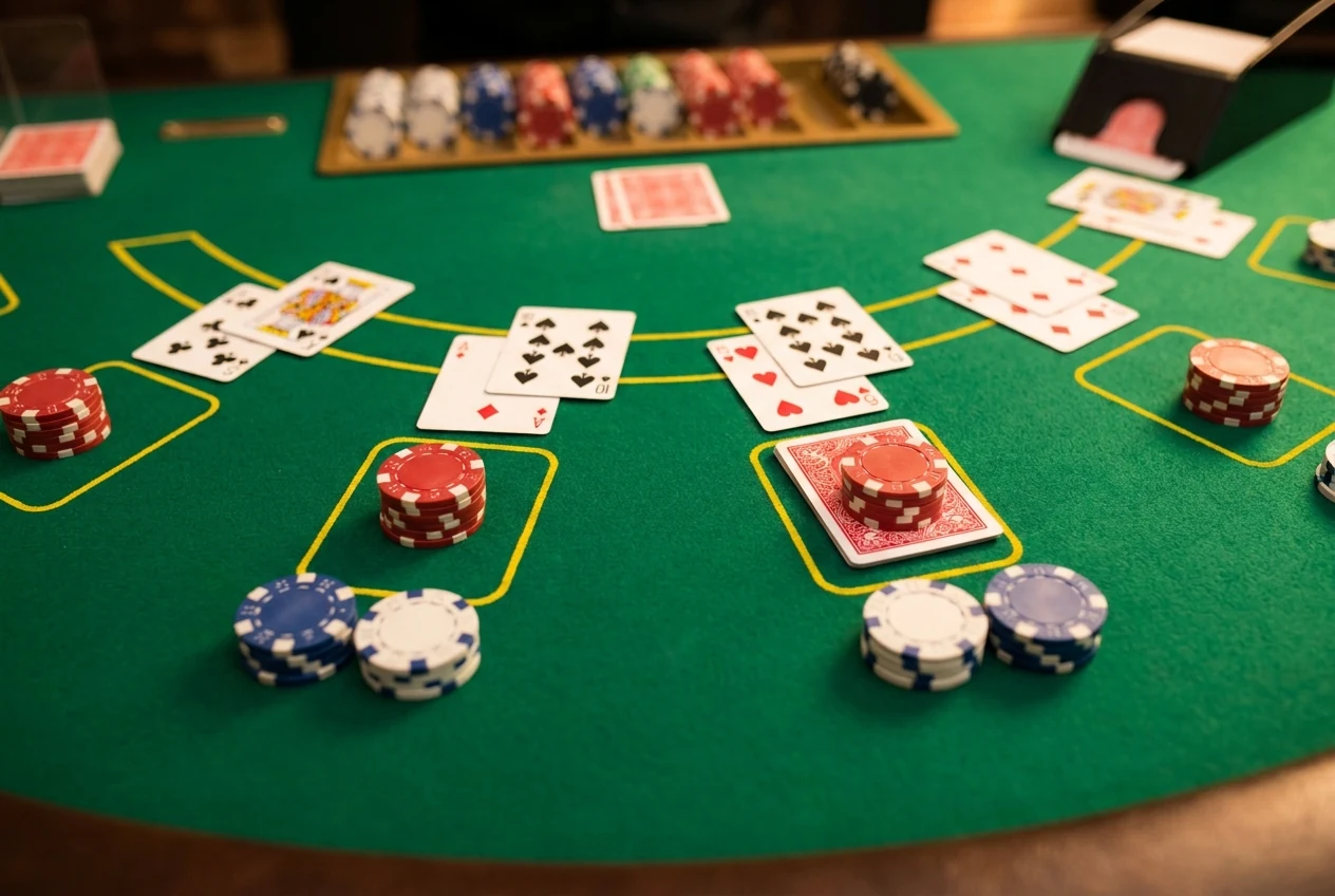 Blackjack Multi Hand sur GoldenMina